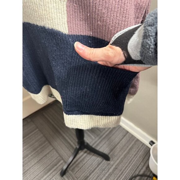 Madewell Glenbrook Half-Zip Pullover Sweater in Colorblock - Picture 6 of 10